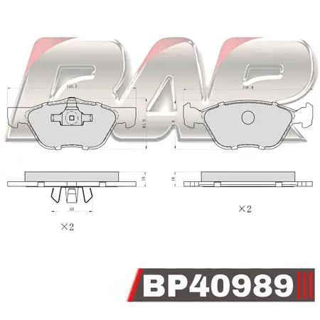 Juego de pastillas de freno- AUDI -A3 2,0TDI / 2,0TDI QUATTRO