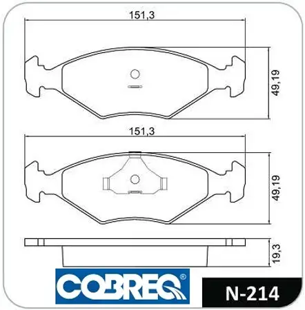 Juego de pastillas de freno- AUDI -A4