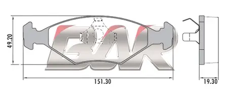 Juego de pastillas de freno- AUDI -A4 1.4 - 2.0 TFSI 2015/…