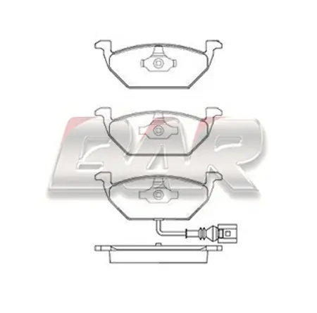 Juego de pastillas de freno- AUDI -A4 2,7 TDI - 3,0 TDI Cable araña 31,75