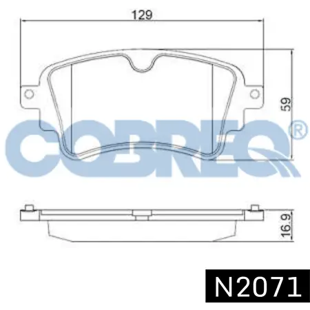 Juego de pastillas de freno- AUDI -A4 V 1.4 - 2.0 TFSi - Tdi - Avant 2015/…