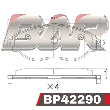 Juego de pastillas de freno- AUDI - Q3