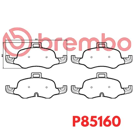 Juego de pastillas de freno- AUDI -TT 2.0 - 2.5 2014/…