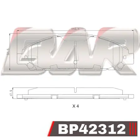 Juego de pastillas de freno- BMW -M4 2018/…