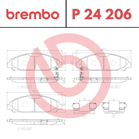 Juego de pastillas de freno- BMW -M4 2018/…