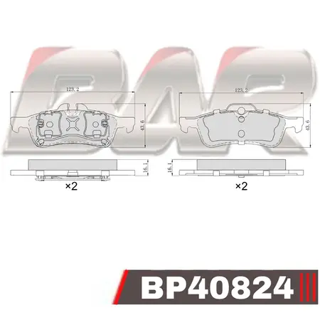 Juego de pastillas de freno- BMW Mini - Mini Cabriolet 01/