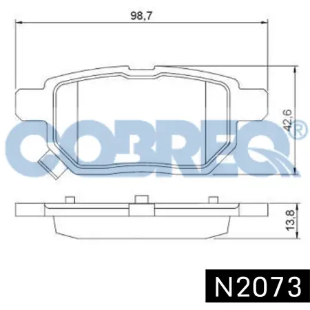 Juego de pastillas de freno- BMW -SERIE 1 / 2 / 3 / 4