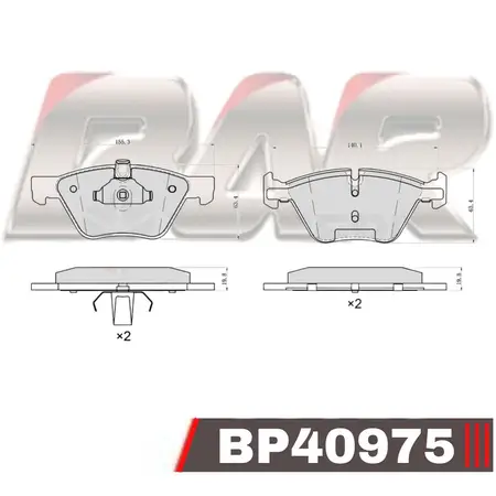 Juego de pastillas de freno- BMW SERIE 1-3-5-Z4