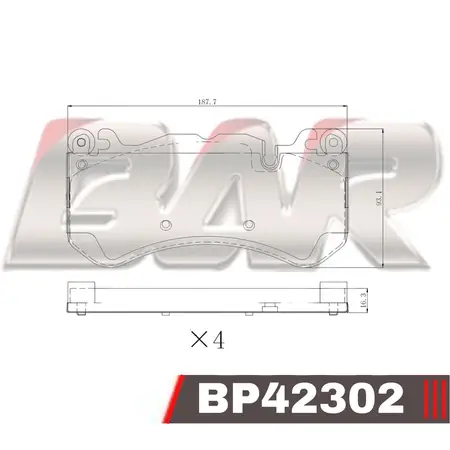 Juego de pastillas de freno- BMW -SERIE 3 M 2019/…