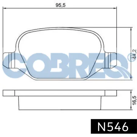 Juego de pastillas de freno- BMW -SERIE 5- 6- X5- X6