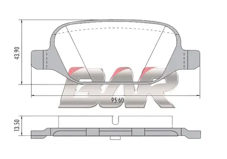 Juego de pastillas de freno- BMW -SERIE 5- 6- X5- X6