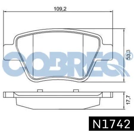 Juego de pastillas de freno- BMW -SERIE 5- 6- X5- X6