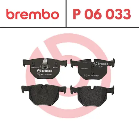 Juego de pastillas de freno- BMW SERIE 5 / SERIE 6 04-09