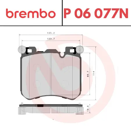 Juego de pastillas de freno- BMW X5 -X6 08/2013 -> 05/2019