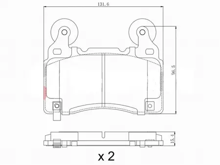 Juego de pastillas de freno- CHEVROLET -CAMARO SS CONVERTIBLE 2013/…