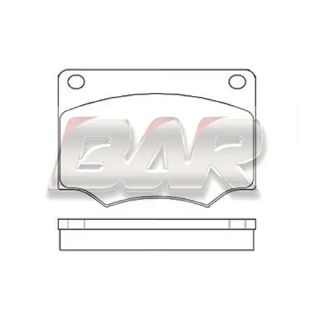 Juego de pastillas de freno- CHEVROLET -CHEVY 400