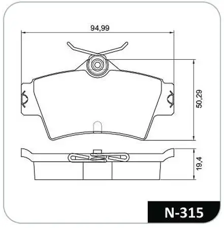Juego de pastillas de freno- CHEVROLET DIPLOMATA