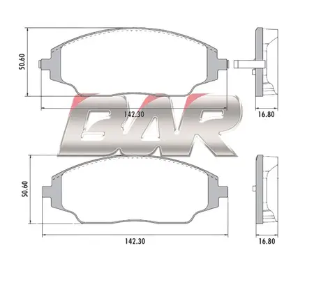 Juego de pastillas de freno- CHEVROLET SONIC 2011>