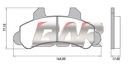 Juego de pastillas de freno- CHEVROLETC20 Custom S (Brasilera) (OREJA 10mm) 90/…