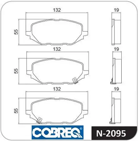 Juego de pastillas de freno- CHEVROLETTRACKER - 1.0 - 1.2 Turbo 2020/…