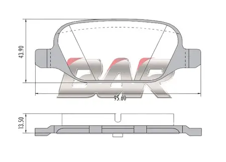 Juego de pastillas de freno- CHRYSLER DODGE -CARAVAN III 3.8 V6 09/…