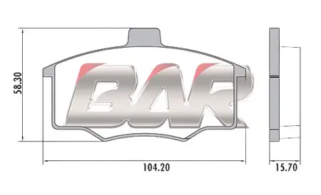 Juego de pastillas de freno- CHRYSLER DODGE -CARAVAN III 3.8 V6 09/…