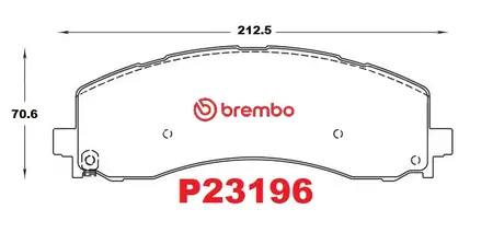 Juego de pastillas de freno- CHRYSLER DODGERAM 2500 - 3500 - 4000 2019/…