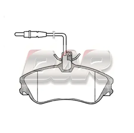 Juego de pastillas de freno- CITROEN BERLINGO-XSARA 1.8/ PEUGEOT PARTNER 97/99