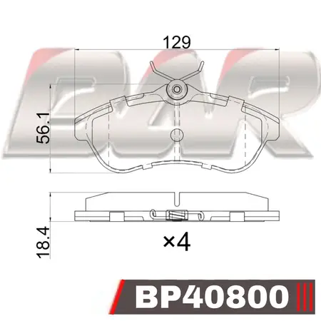 Juego de pastillas de freno- CITROEN C3-C3 Pluriel - C2 02/