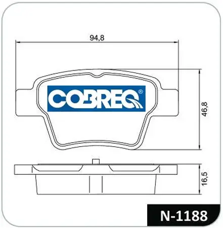 Juego de pastillas de freno- CITROEN C4-Picasso /PEUGEOT 307 04/