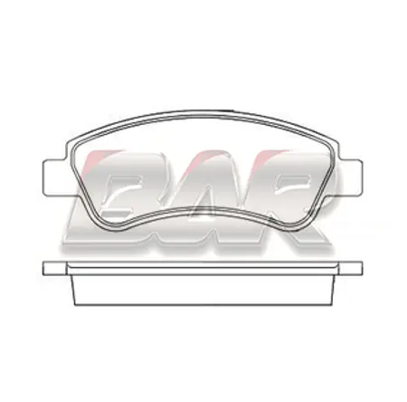 Juego de pastillas de freno- CITROEN Xsara-Berlingo/PEUG 206-307