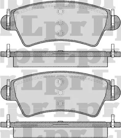 Juego de pastillas de freno- CITROEN Xsara-XPicasso /PEUGEOT 206-306-307 02/