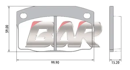 Juego de pastillas de freno- DAEWO ESPERO-RACER GTI 90/94