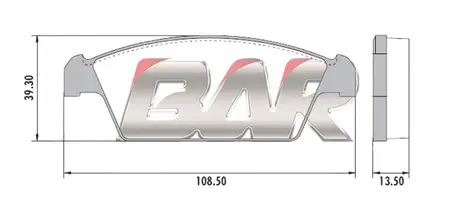 Juego de pastillas de freno- DAEWO TICO/ SUZUKI 90/