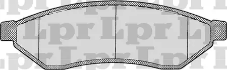 Juego de pastillas de freno- DAEWOO MAGNUS TRASERA 99/