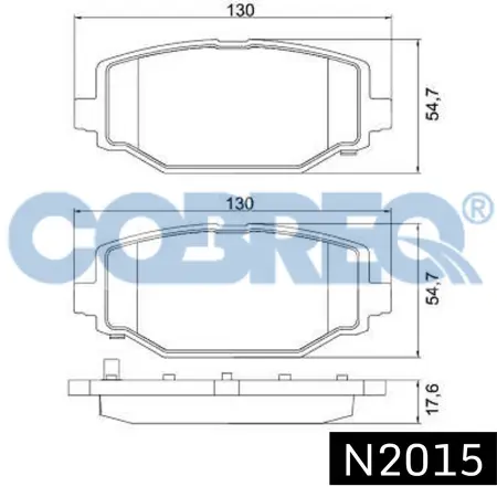 Juego de pastillas de freno- DODGE Grand Caravan Voyager Journey FIAT Freemont 08