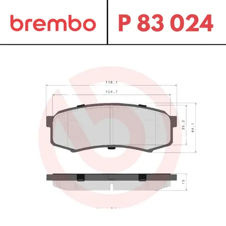 Juego de pastillas de freno- FIAT -500X