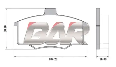 Juego de pastillas de freno- FIAT DUNA 1500-1600- UNO 1500-1600