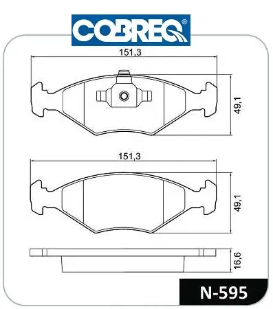 Juego de pastillas de freno- FIAT -PALIO 1.0 - 1,4 WEEKEND 2009/…
