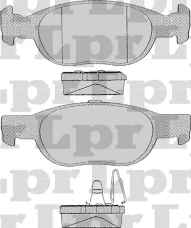Juego de pastillas de freno- FIATPUNTO