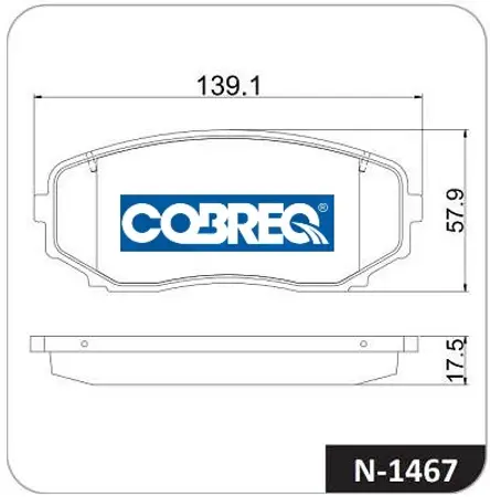 Juego de pastillas de freno- FORD Edge 3,5 V6