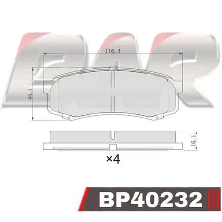 Juego de pastillas de freno- FORD ESCORT C/CHAPITA 98/