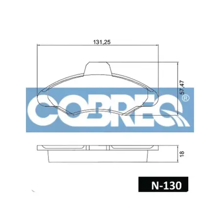 Juego de pastillas de freno- FORD ESCORT (IMPORT) - ORION DIESEL-NAFTA 90/94