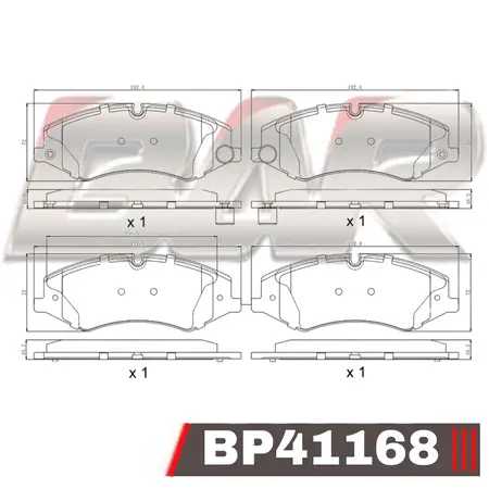Juego de pastillas de freno- FORD -F-150 RAPTOR 2023/…