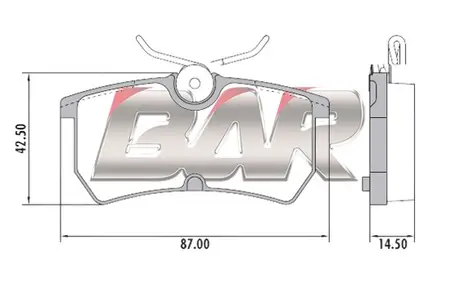 Juego de pastillas de freno- FORD FOCUS (nafta o diesel)