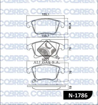 Juego de pastillas de freno- Ford Mondeo 2015 >