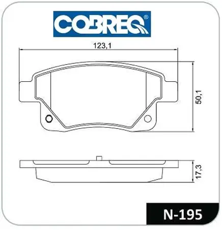 Juego de pastillas de freno- FORD -RANGER 2.2 - 2.5 - 3.2 4WD LIMITED 2012/…