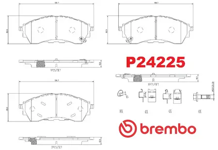 Juego de pastillas de freno- FORD RAPTOR