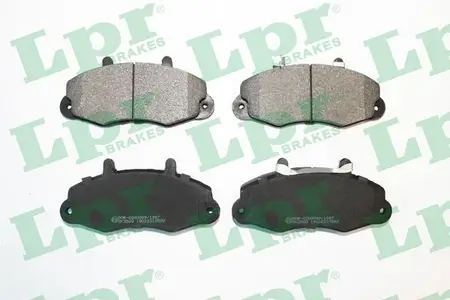 Juego de pastillas de freno- FORD TRANSIT 80-100 ROD.14 C/CHAPA SENSORA 99/