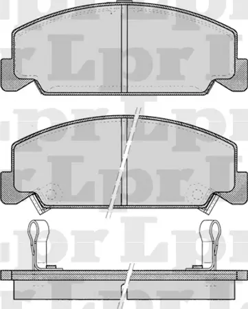 Juego de pastillas de freno- HONDA ACCORD-CIVIC-CIVIC SHUTTLE 90/96